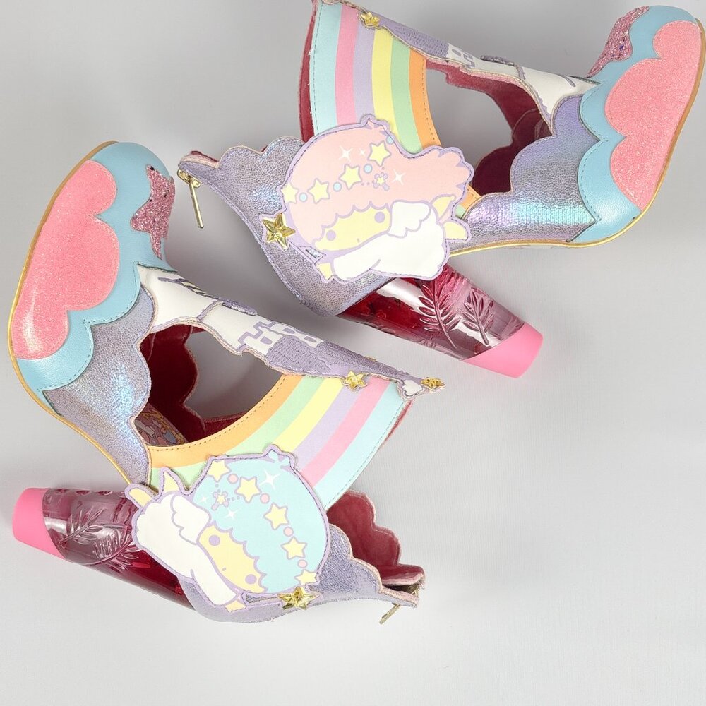 Irregular Choice x Sanrio Smiling Down At You Little Twin Stars Heels – Size 40 - Picture 3 of 10